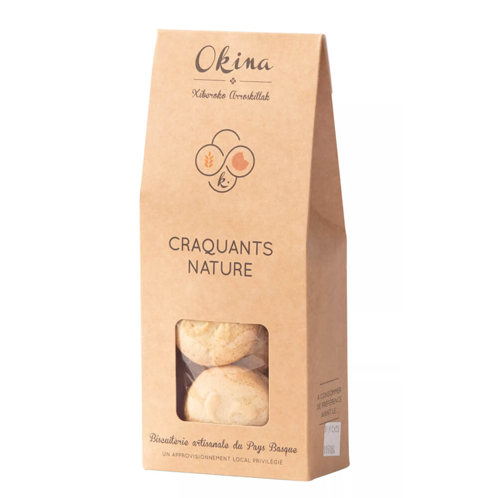 Okina Craquants Nature Biscuits 150g